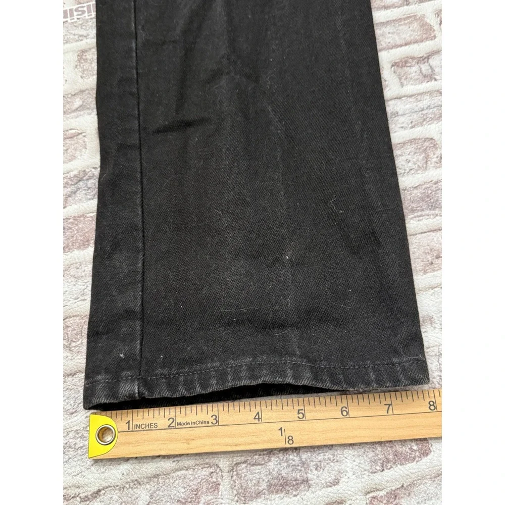 Vintage Levis 505 Orange Tab Black Jeans USA 38x30 Regular Straight Leg 1995